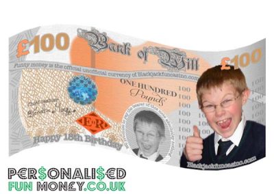 personalised pound notes